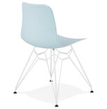 Eetkamerstoel FIFI Blauw-Wit
