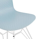 Eetkamerstoel FIFI Blauw-Wit