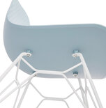 Eetkamerstoel FIFI Blauw-Wit