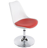 Eetkamerstoel VICTORIA Wit-Rood