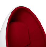 Fauteuil UOVO Wit-Rood