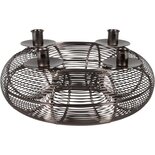 Outdoor Living - Krans zwart/goud ø30x14cm