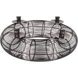 Outdoor Living - Krans zwart/goud ø41x14cm