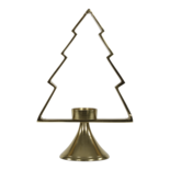 Outdoor Living - Kerstboom Aurum met windlicht alu goud 30cm
