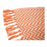 Outdoor Living - Plaid oranje/beige, 125x150cm