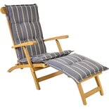 Outdoor Living - Tuinkussen deckchair streep antraciet