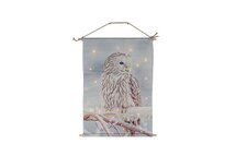 Countryfield - Wanddoek uil LED timer 40x60CM