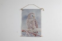 Countryfield - Wanddoek uil LED timer 40x60CM