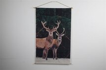 Countryfield - Wanddoek Herten LED timer 66x110CM