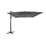 Outdoor Living - Zweefparasol Taurus grijs 3x3mtr