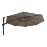 Outdoor Living - Zweefparasol VirgoFlex taupe Ø3,5mtr