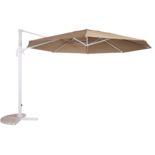 Outdoor Living - Zweefparasol Virgo sand zonder volant Ø3,5mtr