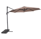 Outdoor Living - Zweefparasol Libra taupe Ø3mtr