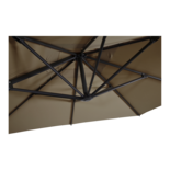 Outdoor Living - Zweefparasol Libra taupe 2,5x2,5mtr