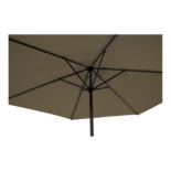 Outdoor Living - Parasol Gemini taupe Ø3mtr