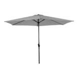 Outdoor Living - Parasol Gemini licht grijs Ø3mtr