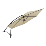 Outdoor Living - Zweefparasol Gemini ecru Ø3mtr