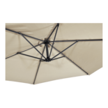 Outdoor Living - Zweefparasol Gemini ecru Ø3mtr