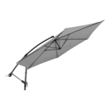 Outdoor Living - Zweefparasol Gemini grijs Ø3mtr