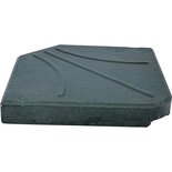 Outdoor Living - Betonplaat vierkant voor zweefparasol 25kg zwart