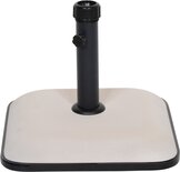 Outdoor Living - Parasolvoet vierkant beton 25kg beige/wit