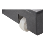 Outdoor Living - Parasolvoet 40kg graniet zwart met telescoop hendel