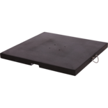 Outdoor Living - Granietplaat Polish 120kg zwart, afstand gaten diagonaal 16c