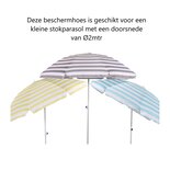 Outdoor Living - Beschermhoes grijs parasol Ø2mtr