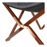 Outdoor Living - Vlinderstoel, grijs gemeleerd