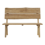 Outdoor Living - Bank teak boomstam 130cm