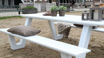 Outdoor Living - Picknickset Breeze Wit 220x184cm