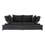 Outdoor Living - Loungebank Roma Black 210x80x66cm