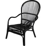 Outdoor Living - Loungestoel Mammone Zwart 100x85x66cm