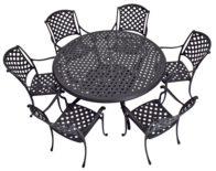 Outdoor Living - Ronde tafel Big Ben gietaluminium Ø147cm