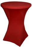 Outdoor Living - Easyfit statafelrok- stretch-rood Ø80cm