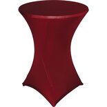 Outdoor Living - Easyfit statafelrok- stretch- bordeaux rood Ø80cm