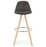 Maysun - Design Barkruk - AVERY Donker Grijs - Naturel