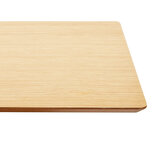 Maysun - Design Eettafel - JAILY Naturel - Zwart 180x90cm