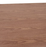 Maysun - Design Eettafel - JAILY Walnoot - Zwart 150x70cm