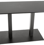 Maysun - Design Eettafel - JAILY Zwart - Zwart 150x70cm