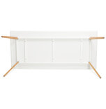 Maysun - Design Eettafel - SAMMY Wit 200x90cm