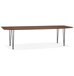 Maysun - Design Eettafel - STACY Walnoot Uitschuifbaar