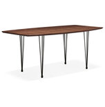 Maysun - Design Eettafel - STACY Walnoot Uitschuifbaar