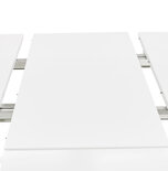 Maysun - Design Eettafel - STACY Wit Uitschuifbaar