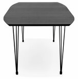 Maysun - Design Eettafel - STACY Zwart Uitschuifbaar