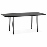 Maysun - Design Eettafel - STACY Zwart Uitschuifbaar