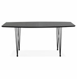 Maysun - Design Eettafel - STACY Zwart Uitschuifbaar