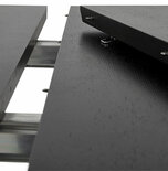 Maysun - Design Eettafel - STACY Zwart Uitschuifbaar