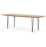 Maysun - Design Eettafel - STACY Naturel Uitschuifbaar