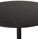 Maysun - Design Eettafel - PAREL Zwart Ø 90cm